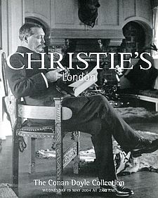 Cover of the Christie's May 2004 catalogue for the Conan Doyle Collection