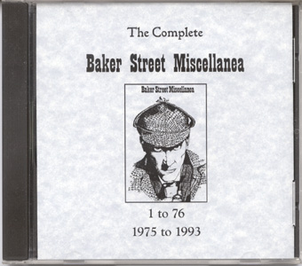 Complete Baker Street Miscellanea CD cover