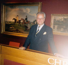 Christie's auctioneer David Llewellyn