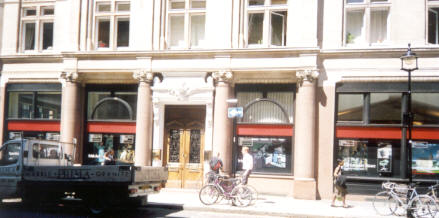 Front entrance of Christie's King Street in London