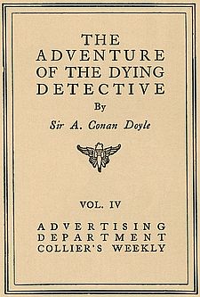 Title page of Collier's 1913 Dying Detective booklet