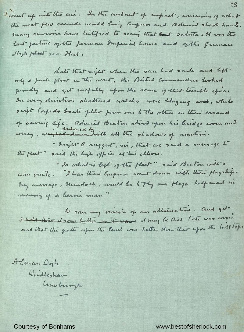 Manuscript of The Death Voyage - page 28