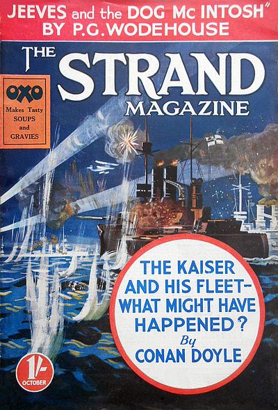 Cover of October 1929 Strand Magazine featuring The Death Voyage