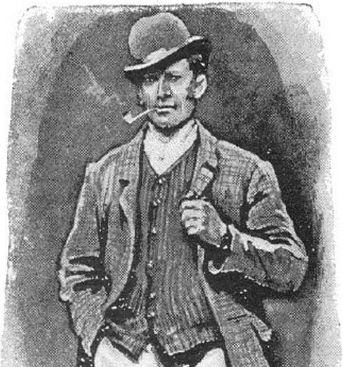 Paget illustration: waistcoat on disguised Sherlock Holmes